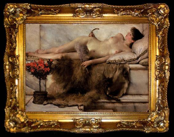 framed  Alma-Tadema, Sir Lawrence Tepidarium (mk23), ta009-2